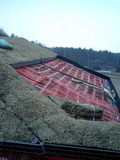 Ｍ邸草屋根 施工状況